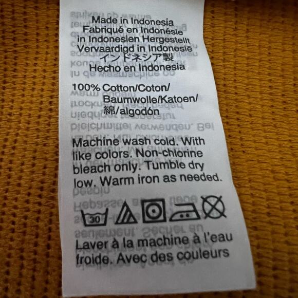 Texture And Tread  Madewell Button Front Tie Cotton Tank Top Size L - Picture 10 of 13